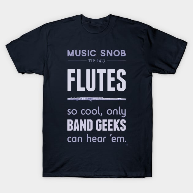 Flutes T-Shirt by ElizabethOwens